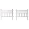Gardenised Plastic Outdoor Decor Garden Flower Edger Fence, Border, 4 Panels, White QI004112W.4 - alternate 5